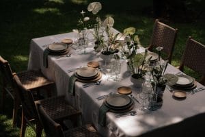 Montaje de lujo para boda premium