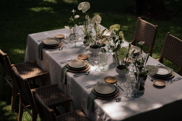 Montaje de lujo para boda premium