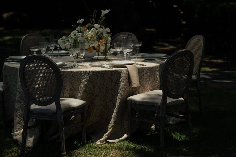 Montaje de boda en hacienda